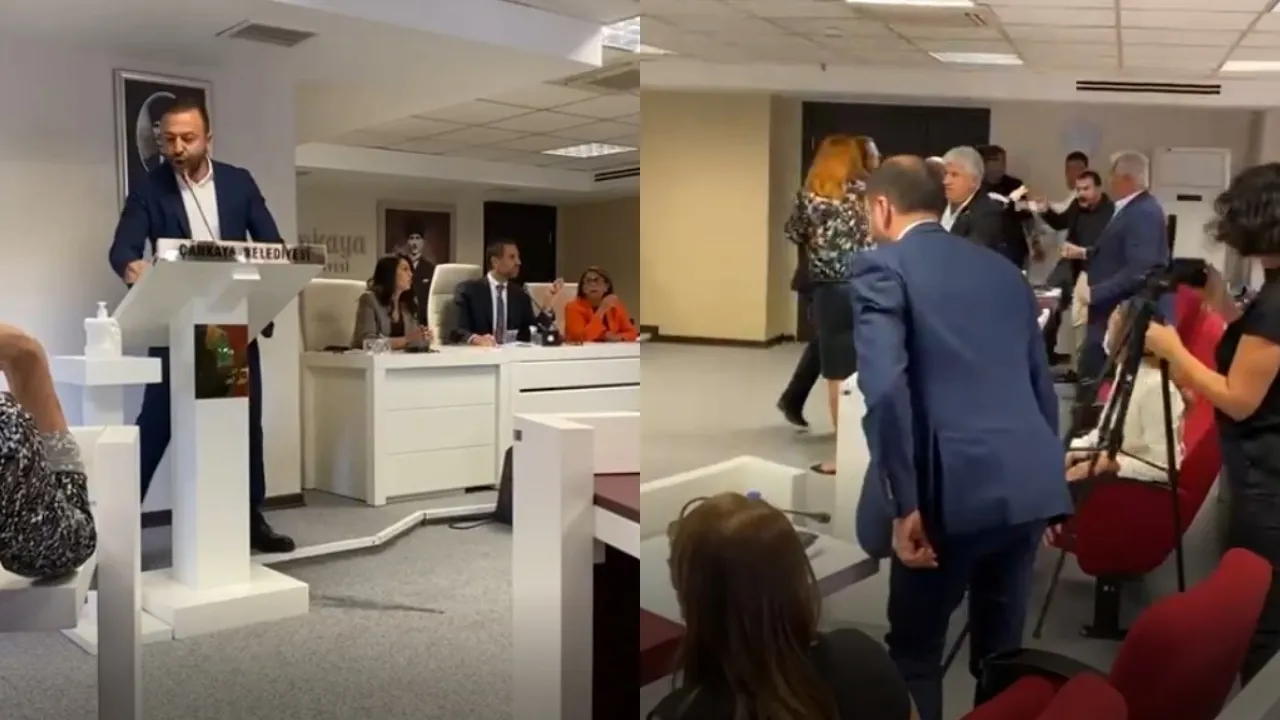 Çankaya Belediyesi Meclis toplantısında 'haksız kazanç' tartışması: CHP'liler AK Partili Murat Akça'ya saldırdı