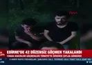 42 düzensiz göçmen yakalandı