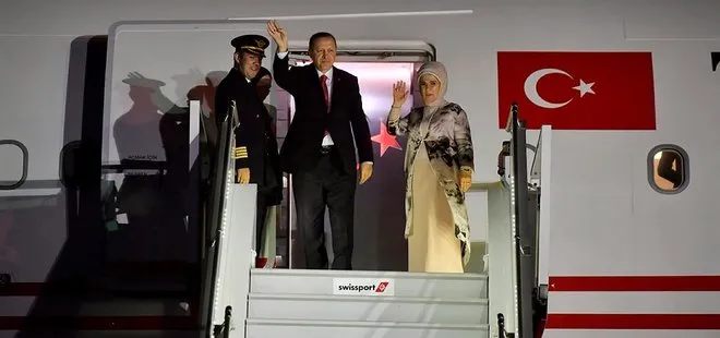 Başkan Erdoğan, Özbekistan’dan Türkiye’ye döndü