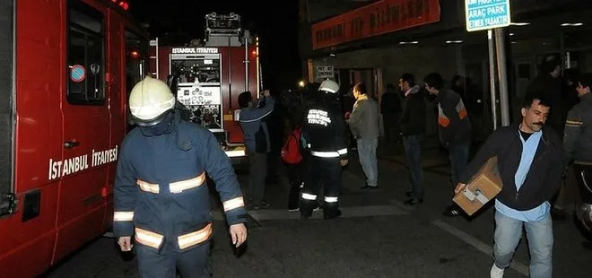 Çapa’daki İstanbul Tıp Fakültesi Hastanesi’nde yangın!