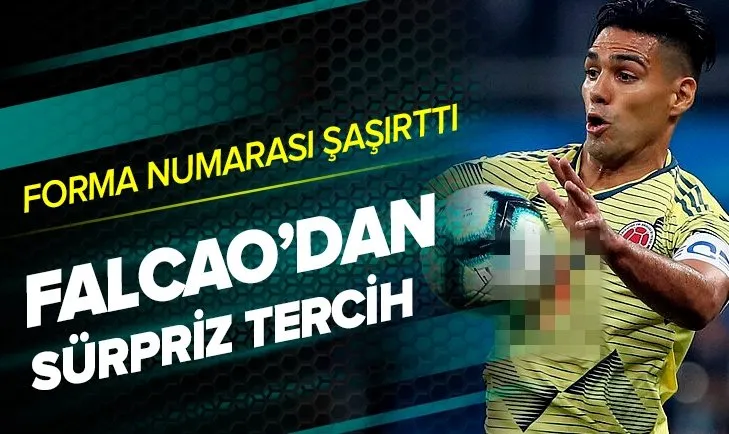 Galatasaray’dan Rayo Vallecano’ya transfer olan Radamel Falcao’nun forma numarası şaşırttı