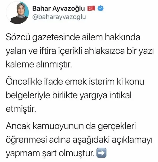Sözcü’nün iftiralarına böyle cevap verdi! Sözcü ile hem mahşerde hem bu dünyada hesaplaşacağım