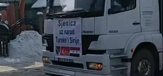 Sırbistan ve Bosna Hersek’ten Türkiye’deki depremzedeler için yardım tırları gönderildi