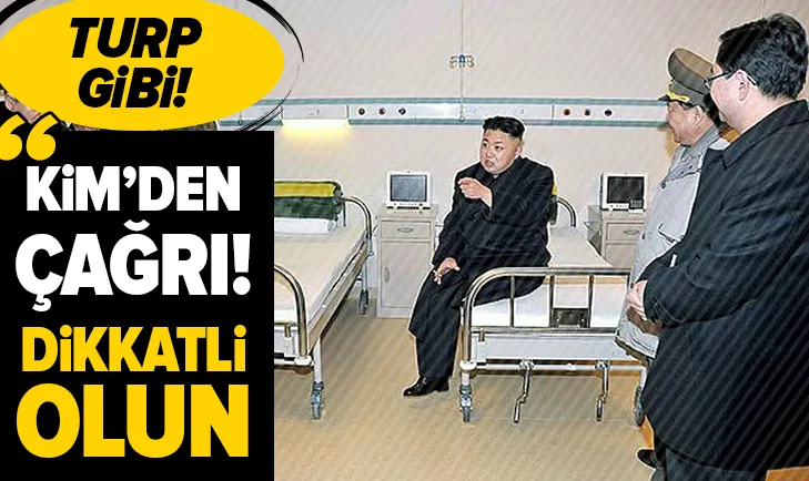 Kim Jong-undan çağrı! Dikkatli olun