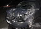 Böylesi görülmedi! Savaş uçağına çarptı!