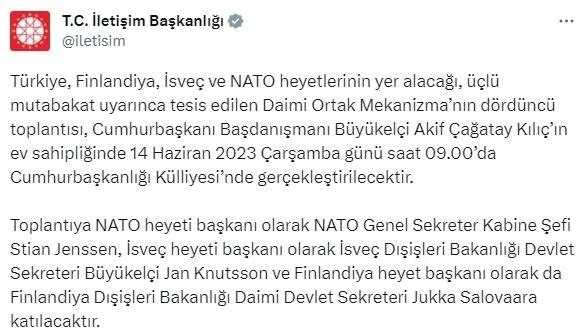 turkiye-finlandiya-isvec-ve-nato-arasindaki-zirve-14-haziranda-istanbulda-1686597617843.jpg Türkiye Finlandiya İsveç ve NATO arasındaki zirve 14 Haziran'da İstanbul'da - 1