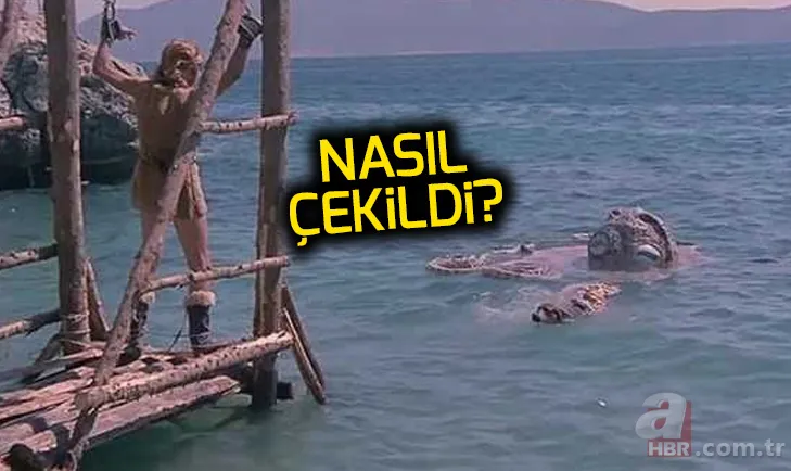 Yeşilçam'ın unutulmaz filmi Tarkan: Viking Kanı'ndan o sahne bakın nasıl çekilmiş 1