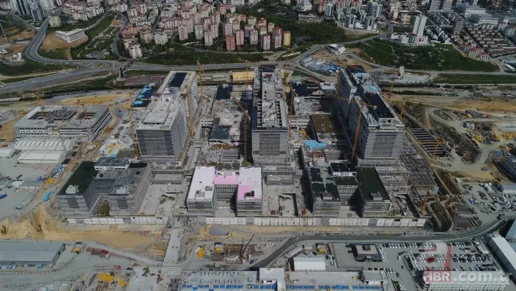 Başakşehir Şehir Hastanesi inşaatının son hali görüntülendi!