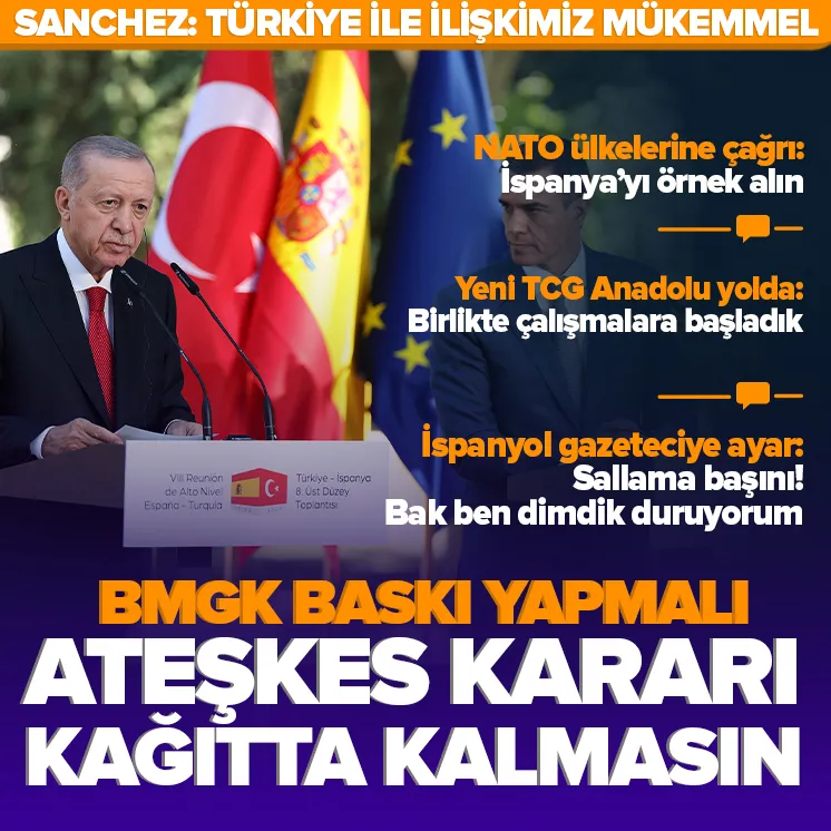 Başkan Erdoğan: Ateşkes kararı kağıtta kalmasın