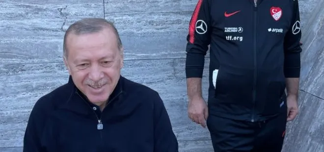 Başkan Erdoğan sahaya indi! İşte basketbol maçının skoru