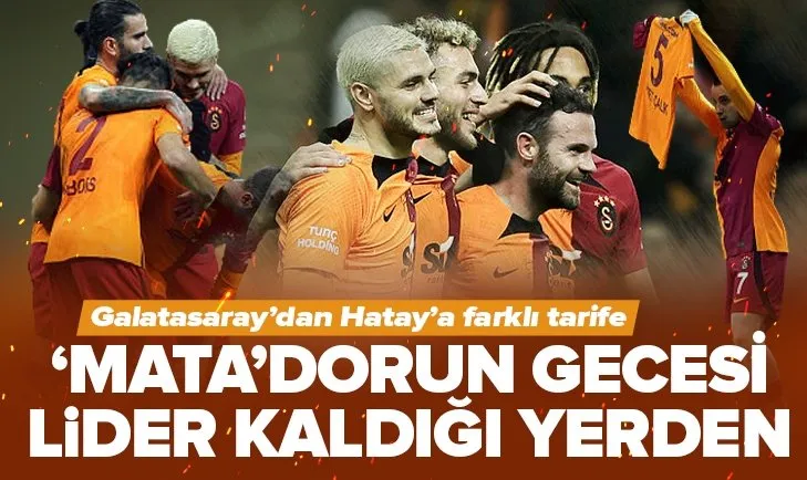 Galatasaray’dan Hatay’a farklı tarife!