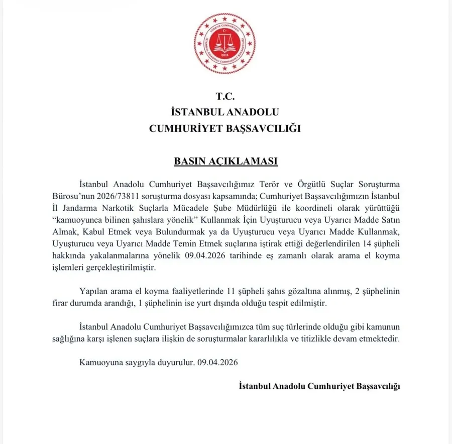 14-unlu-hakkinda-gozalti-karari-listede-burak-deniz-ve-norm-ender-de-var-1775716246546.jpeg Ünlülere uyuşturucu operasyonu: 14 gözaltı kararı | Somer Sivrioğlu, Emircan İğrek, Burak Deniz... - 1