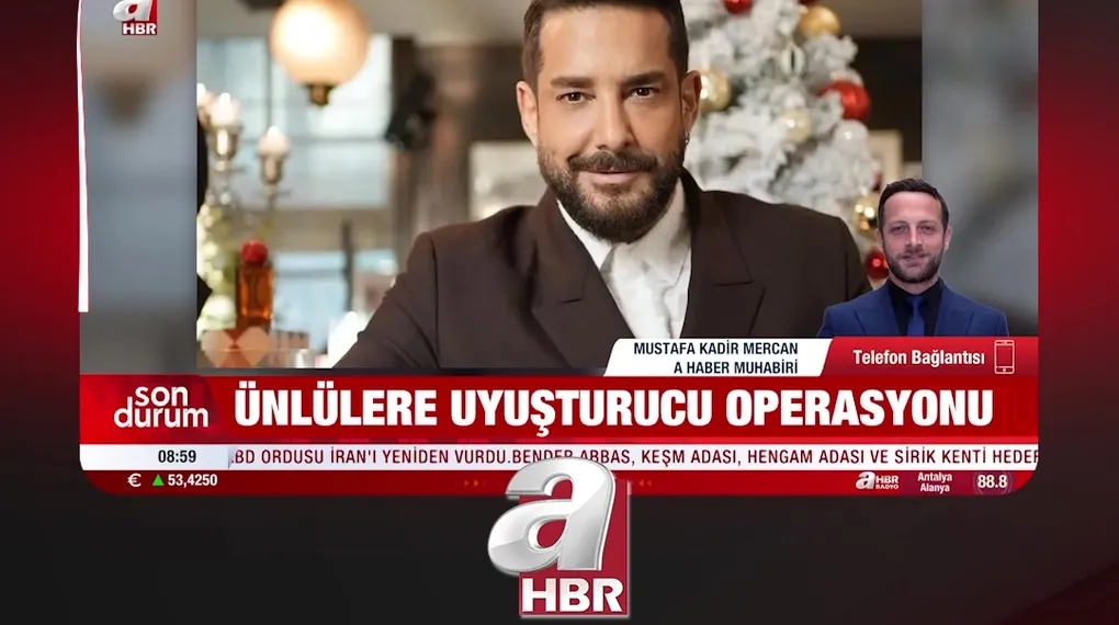 ÜNLÜLERE UYUŞTURUCU OPERASYONU
