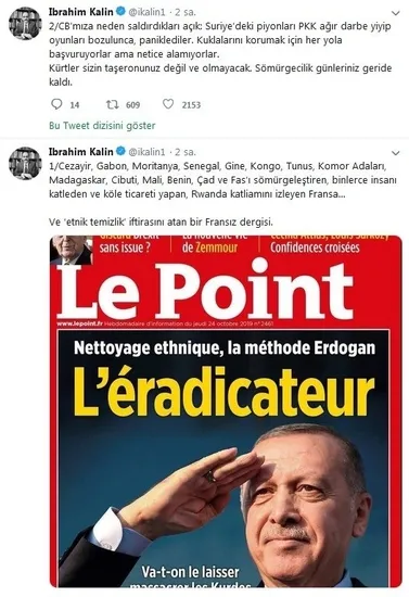 Başkan Erdoğan'dan Fransız Le Point dergisine suç duyurusu - 2