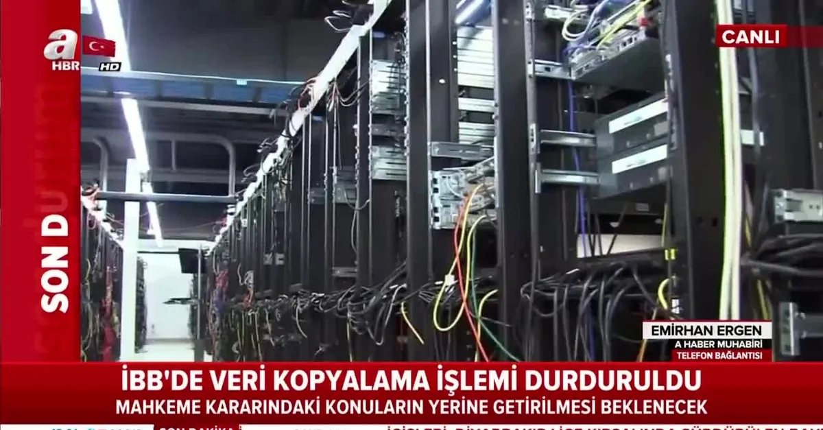 İBB'de veri kopyalama işlemi durduruldu