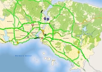 İstanbul'un trafik yoğunluğu şaşırttı