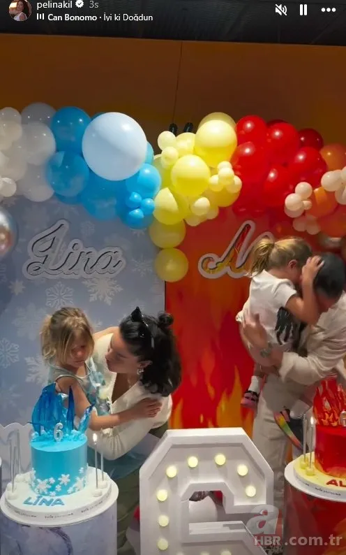 Pelin Akil ile Anıl Altan ikizlerin doğum gününde bir araya geldi! 8