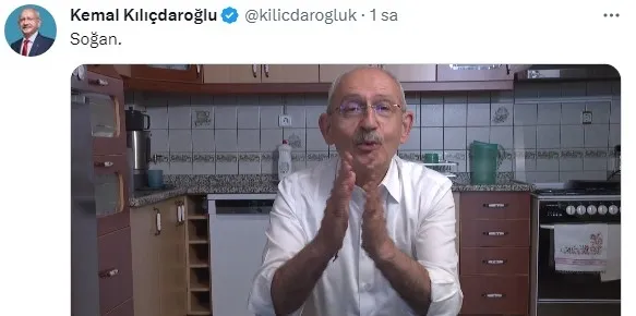 7’linin Cumhurbaşkanı adayı Kemal Kılıçdaroğlu’ndan ‘soğan’lı provokasyon