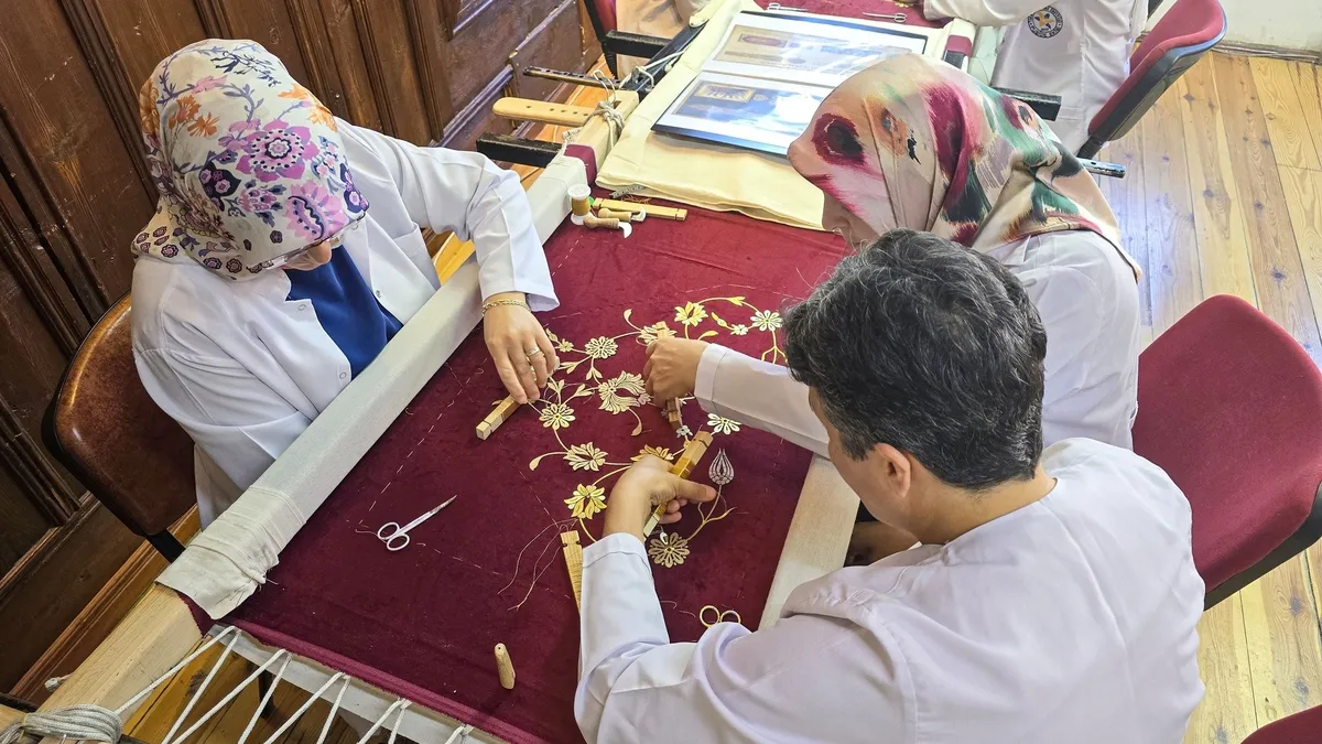 Eskiyen puşideler Tokat'ta yeniden ilmek ilmek işleniyor