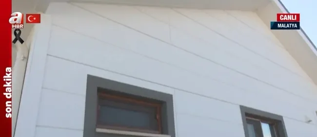 Malatya’da deprem konutları olarak yapılan çelik konstrüksiyonlu evler sapasağlam kaldı