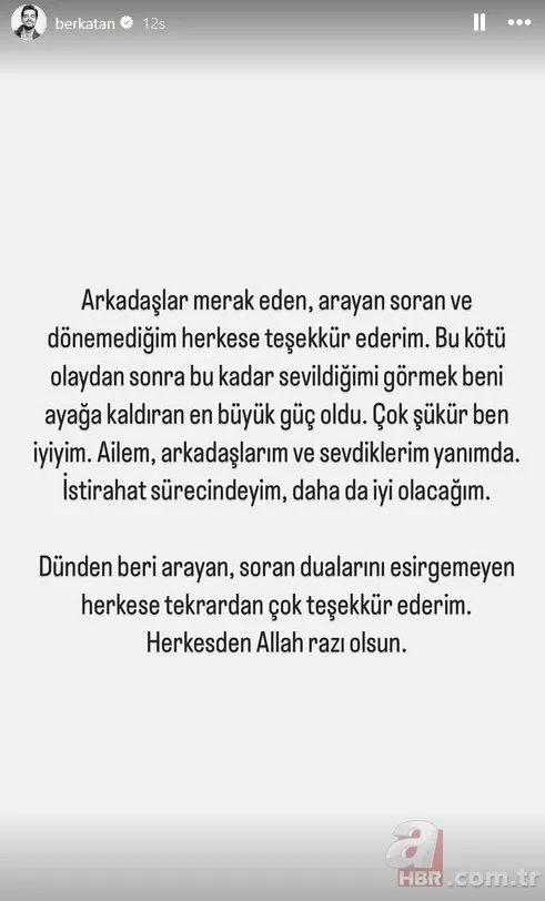 Gönül Dağı'nın Taner'i Berk Atan'dan kaza sonrası ilk açıklama geldi 7