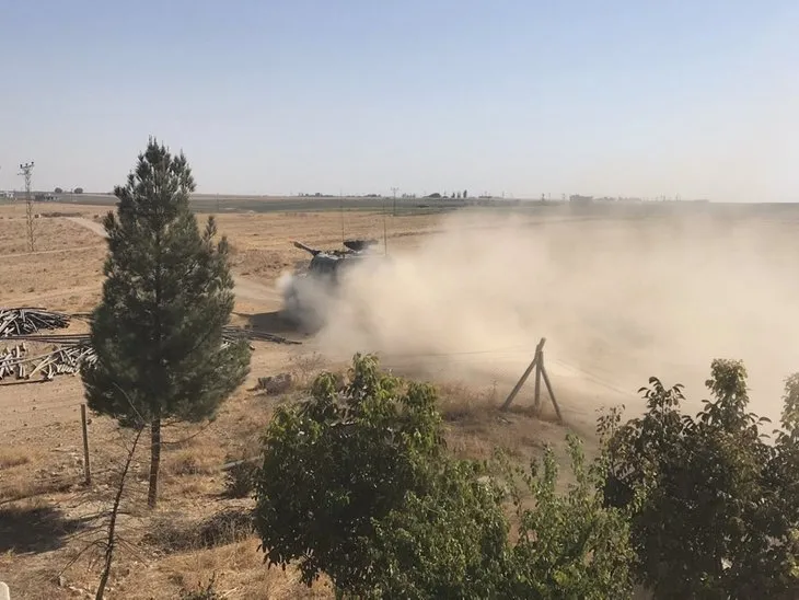 Barış Pınarı Harekatı’nda tanklar tozu dumana kattı!