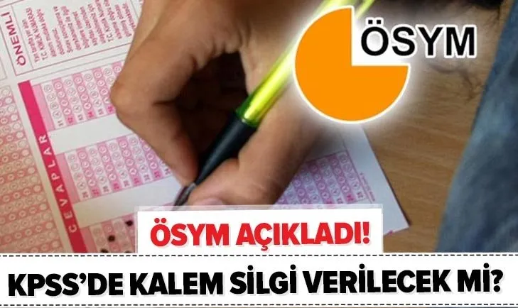 kpss alan bilgisi kalem silgi verilecek