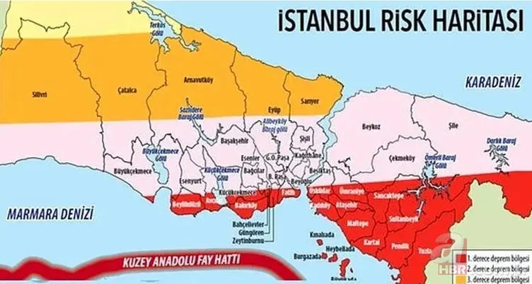 İSTANBUL’DA DEPREM RİSK HARİTASI 2025: Deprem riski en yüksek ilçeler ve zemini sağlam bölgeler hangileri? 12
