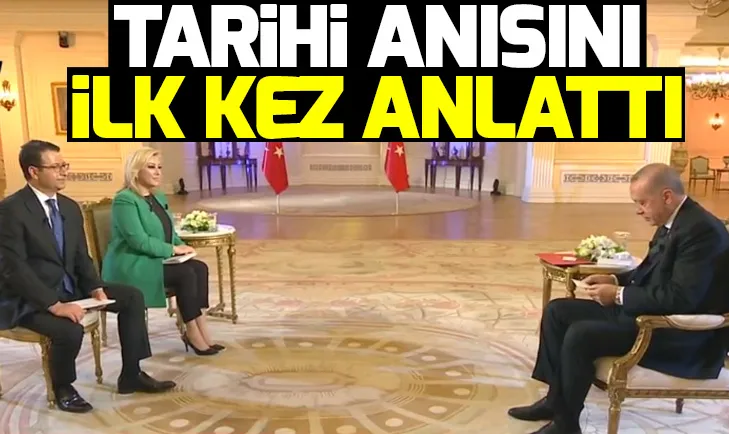 Başkan Erdoğan tarihi anısını ilk kez A Haberde anlattı