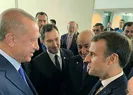 Son dakika: Başkan Erdoğan ile Macron Berlin’de sohbet etti! Dikkat çeken kareler...
