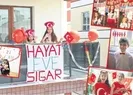 Evde 23 Nisan coşkusu! Mesajlarıyla moral oldular...