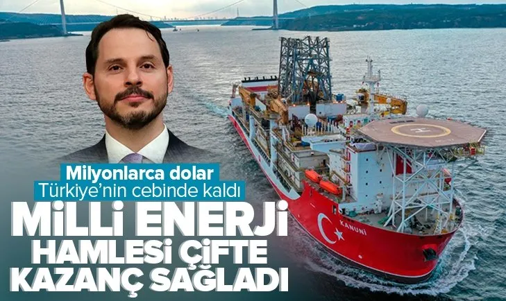 Milli enerji hamlesi çifte kazanç sağladı! Milyonlarca dolar Türkiye’nin cebinde kaldı