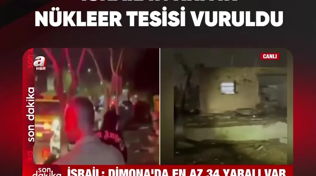 İSRAİL'İN KRİTİK NÜKLEER TESİSİ VURULDU