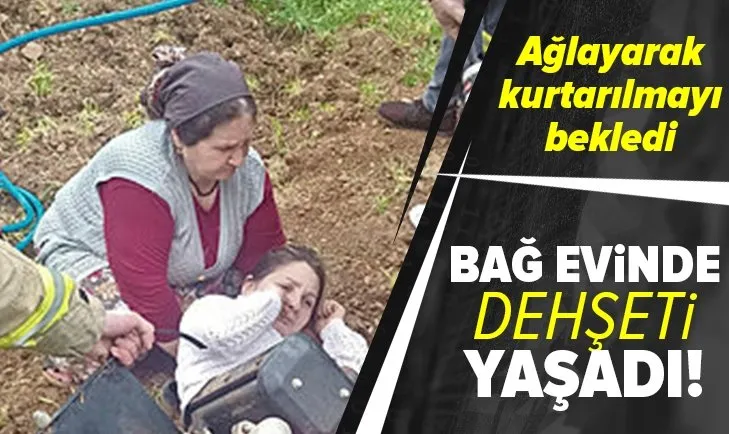 Bursa’da genç kız bağ evinde ayağını çapa makinesine kaptırdı! Ağlayarak kurtarılmayı bekledi