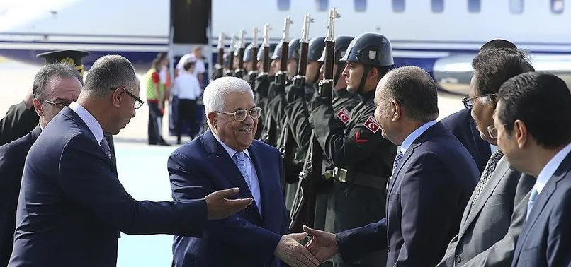 Filistin Devlet Başkanı Abbas Ankara'da