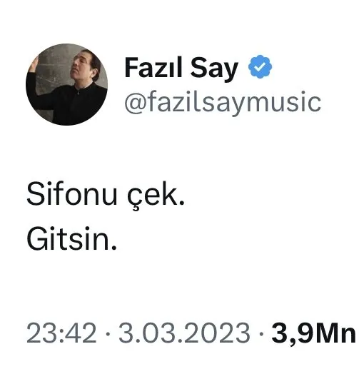 Tarihi geri vites! Akşener’i hedef alan isimlerden U dönüşü! Çek sifonu gitsin diyen Fazıl Say paylaşımını kaldırdı