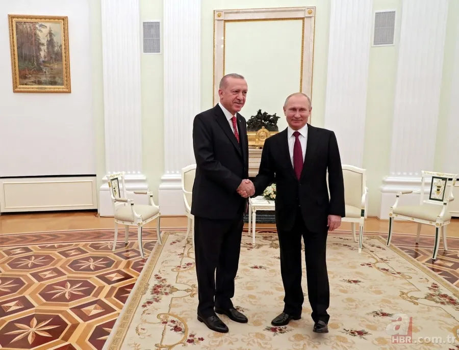 Erdoğan-Putin görüşmesinden ilk fotoğraflar 24