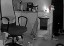 Yemek ararken ocak yandı yangın çıktı