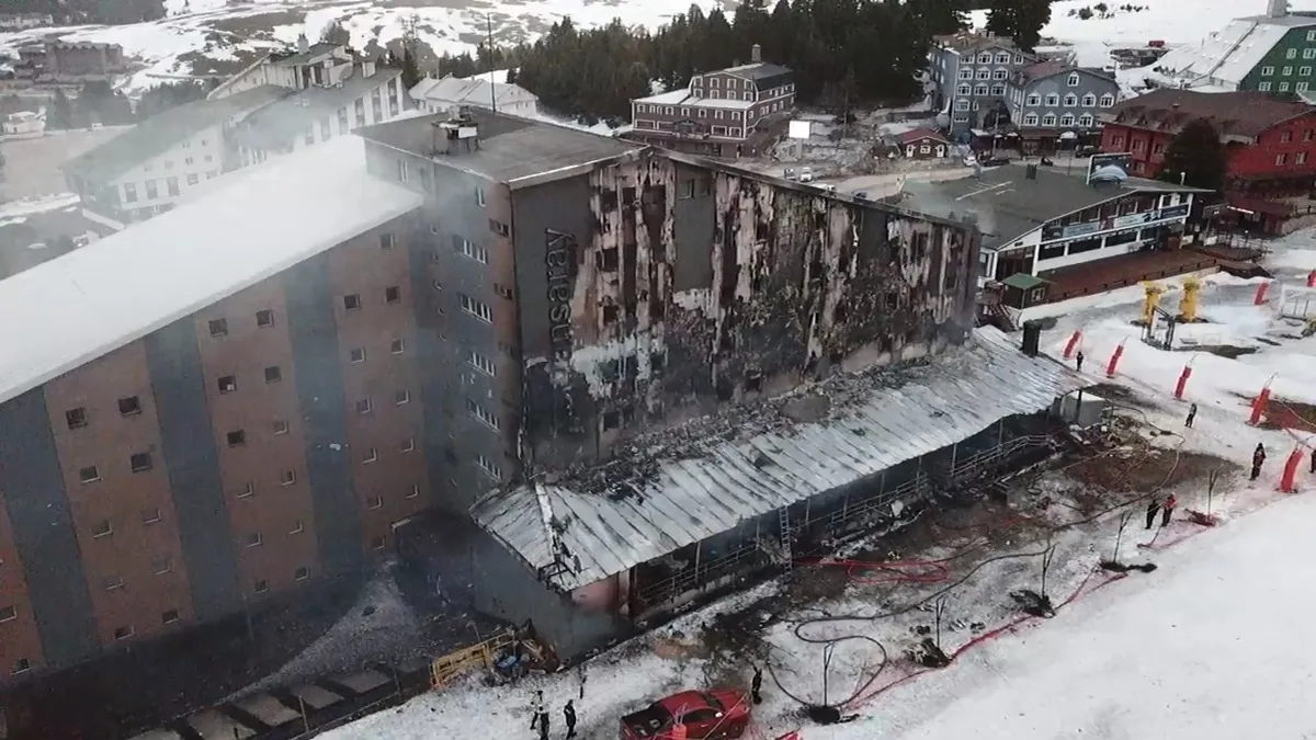 Uludağ'daki otelde yangın! Milli sporcudan acı haber! Otel müdürü gözaltında...