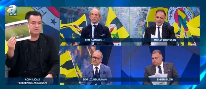 Fenerbahçe Asbaşkanı Acun Ilıcalı A Spor’da! Galatasaray’a sert tepki: Tiyatro bitti