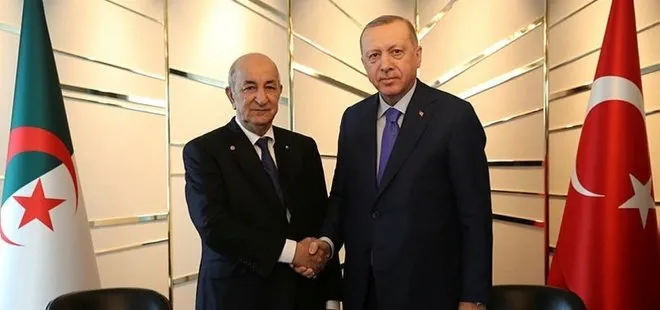 Son dakika: Başkan Erdoğan Cezayir Cumhurbaşkanı Tebbun ile görüştü