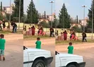 Kadınların kavgasında olan çocuklara oldu