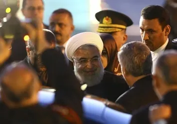 İran Cumhurbaşkanı Ruhani Türkiye'ye geldi