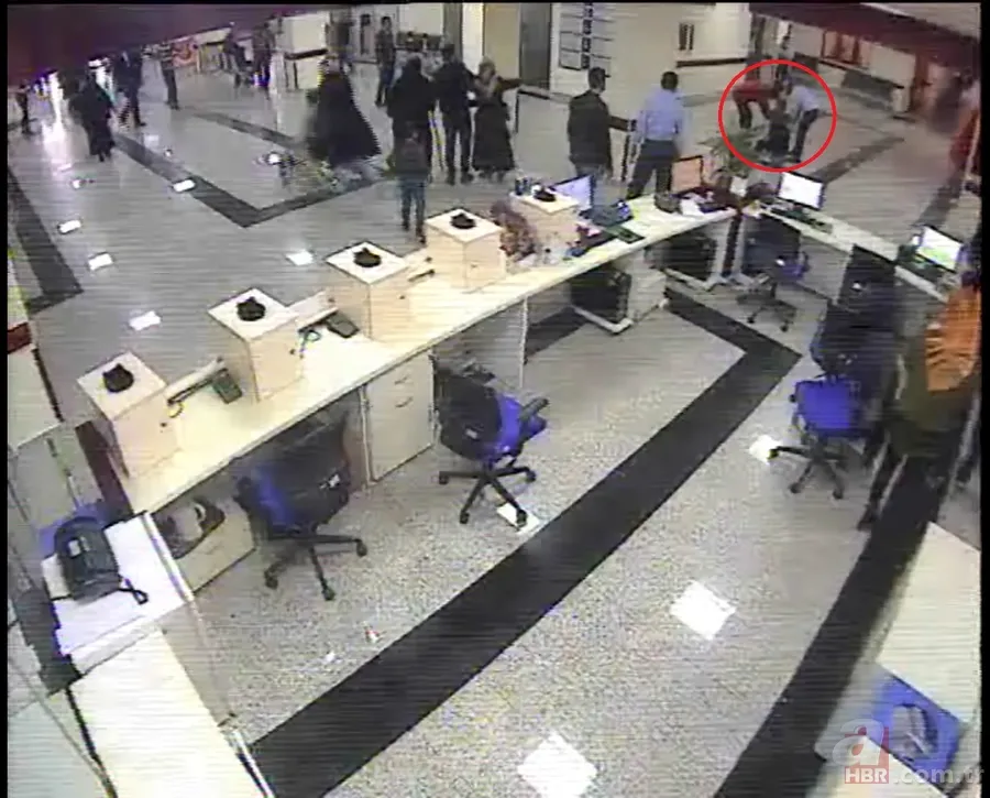 Hastanede yere düştü herkes korkudan kaçtı 3