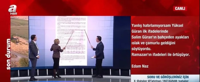 Narin cinayetinde deliller kimi işaret ediyor? Belgelerle dakika dakika sanıkların HTS kayıtları A Haber’de