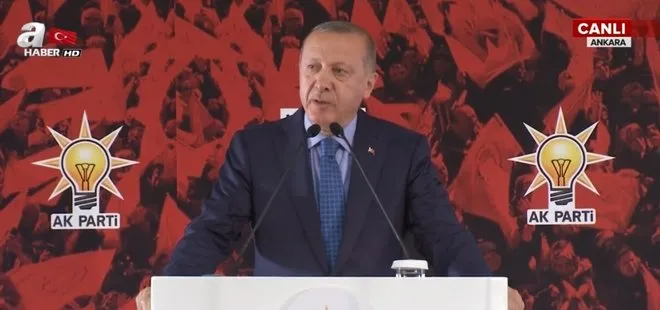 Son dakika: Başkan Erdoğan: Bu kutlu çatının altından ayrılanların hiçbirinin esamesi okunmamıştır!