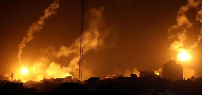 İsrail’in Gazze’ye gece boyu düzenlediği saldırılarda çok sayıda Filistinli öldü
