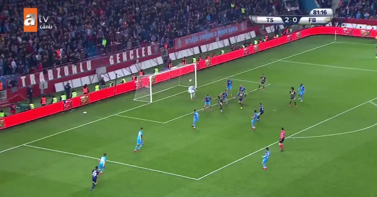 Trabzonspor: 2 - Fenerbahçe: 1 Vedat Muriç
