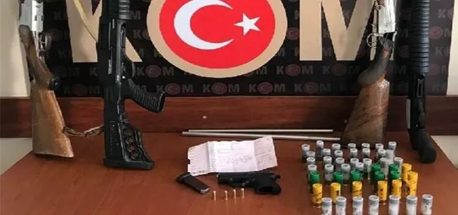 Aydın’da senetle borçlandıran ve silah kaçakçılığı yapan çeteye operasyon! 4 kişi tutuklandı