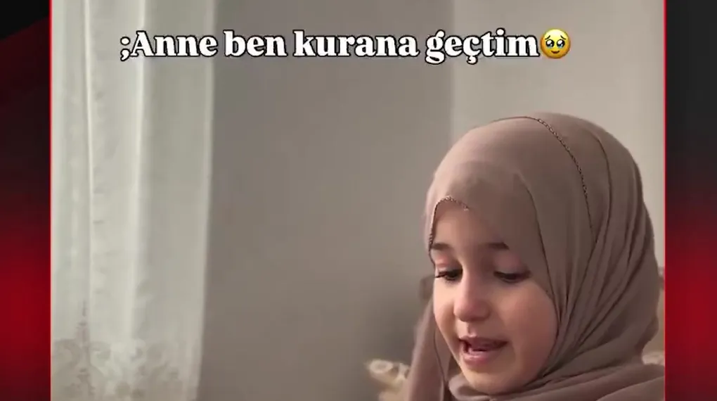 KUR'AN'A GEÇİŞİNİ GÖZYAŞLARIYLA MÜJDELEDİ